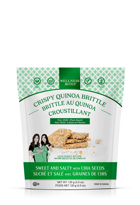 Crispy Quinoa Brittle Sweet & Salty
